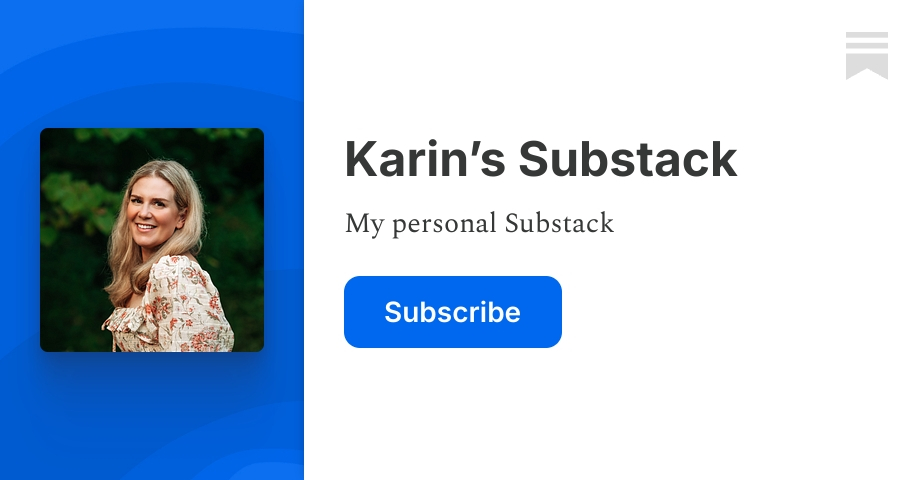 Karin’s Substack | Joy in the Meantime | Substack