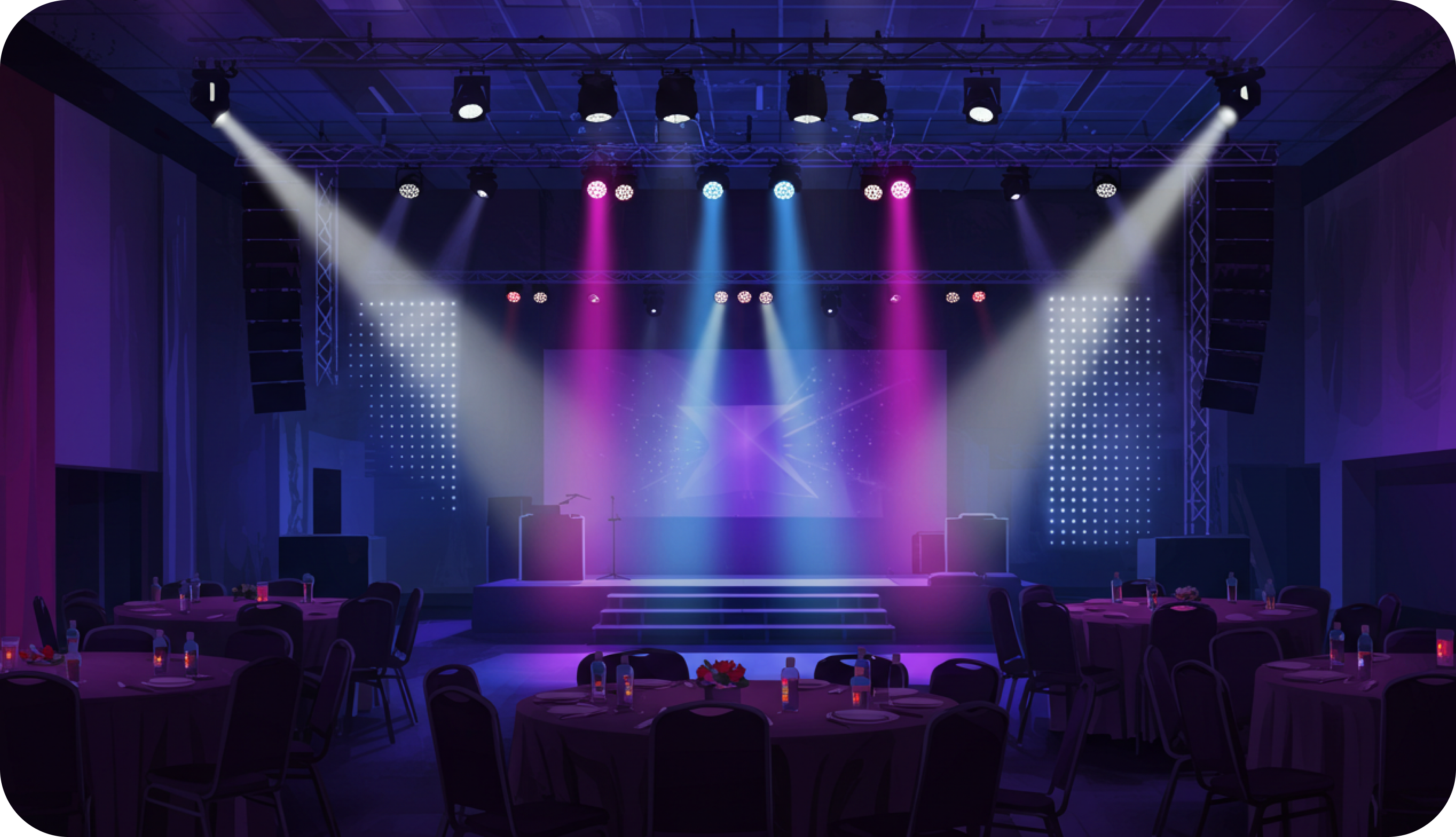 Setting the Mood of Your Event with Professional Lighting
