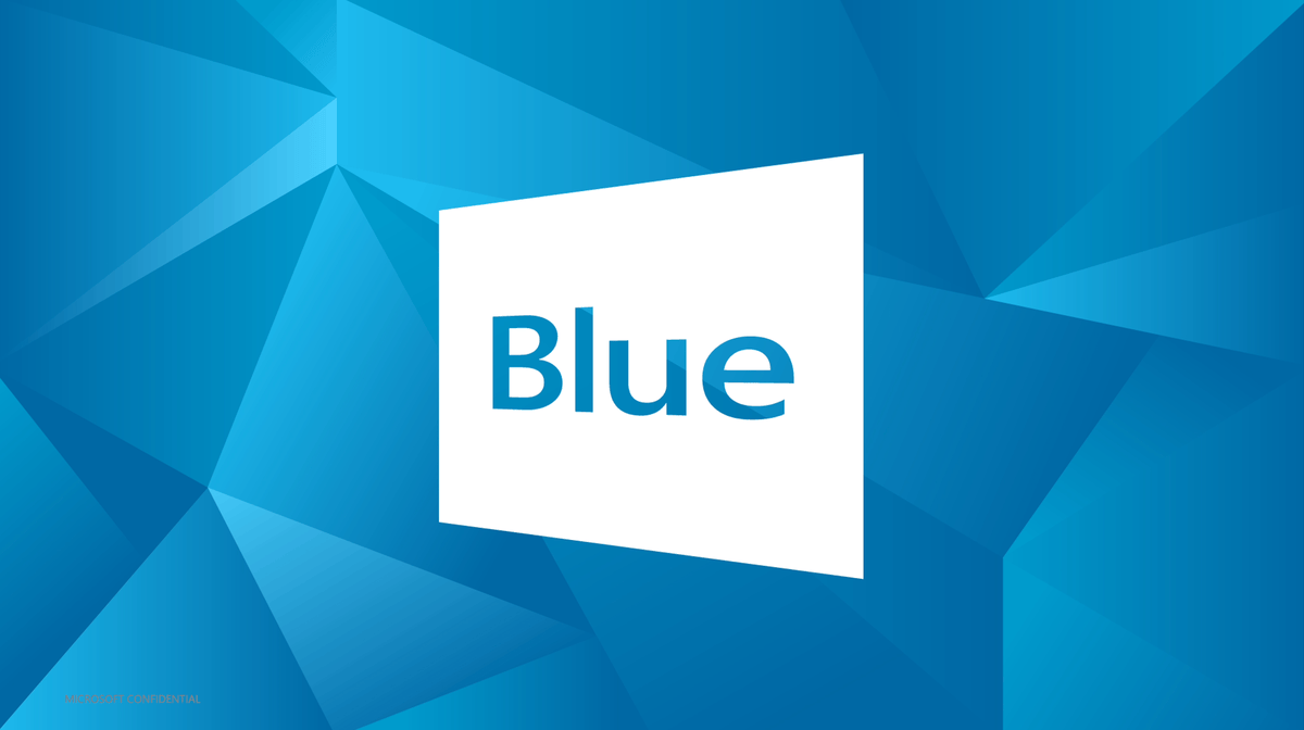 Animated slides of the vision for Windows Blue, the follow-on release to Windows 8. Animated slides of the vision for Windows Blue, the follow-on release to Windows 8.