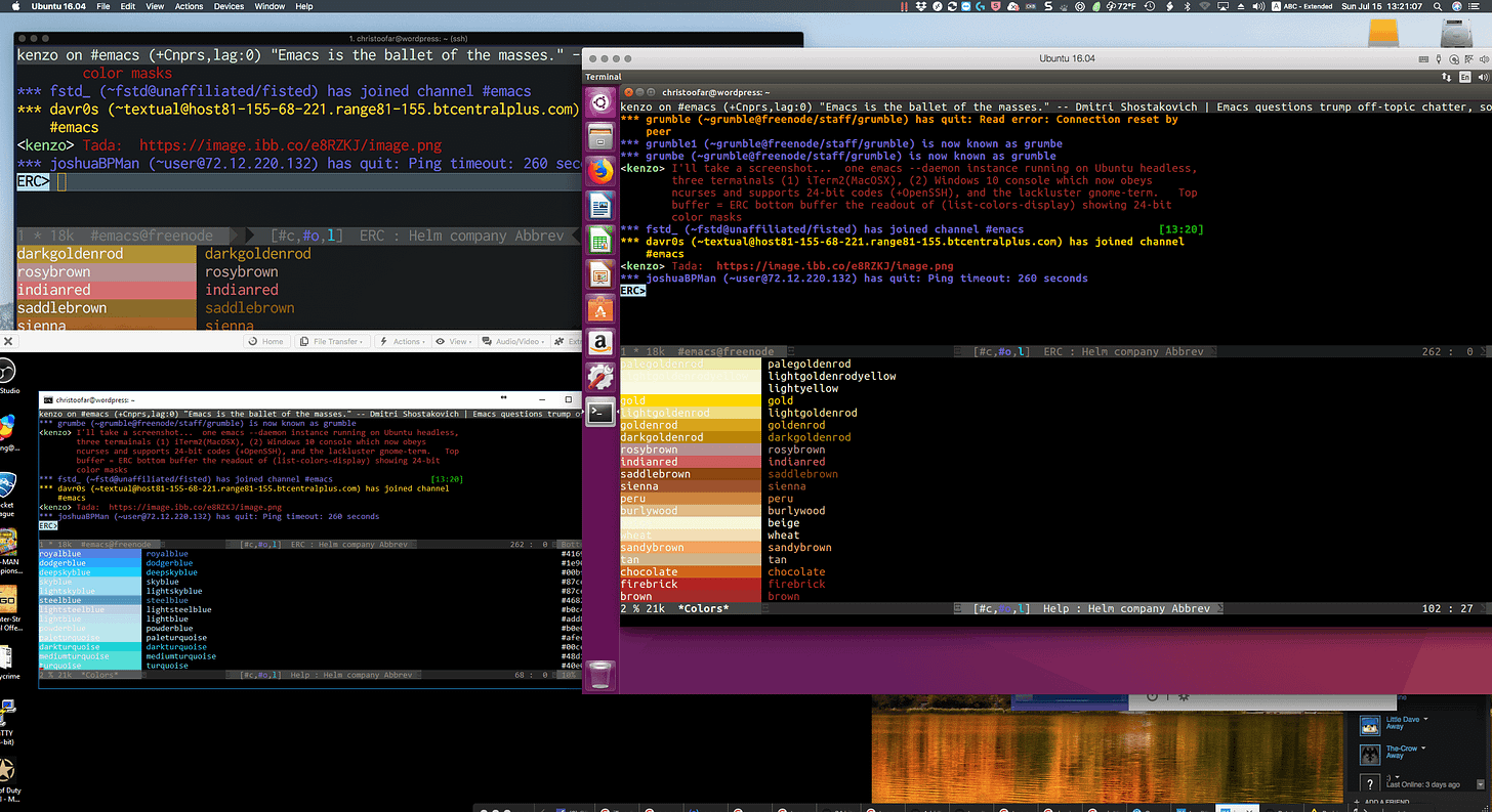 Emacs 色彩 Emacs 色彩