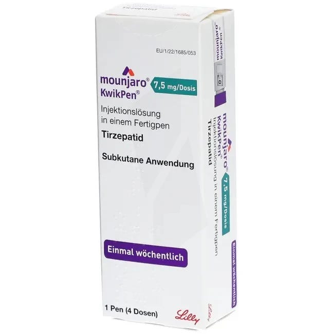 Pharmacie Sainte Marie Courbevoie - Médicament Mounjaro 7,5 Mg/dose Kwikpen  Solution Injectable En Stylo Pré-rempli - tirzépatide - Courbevoie