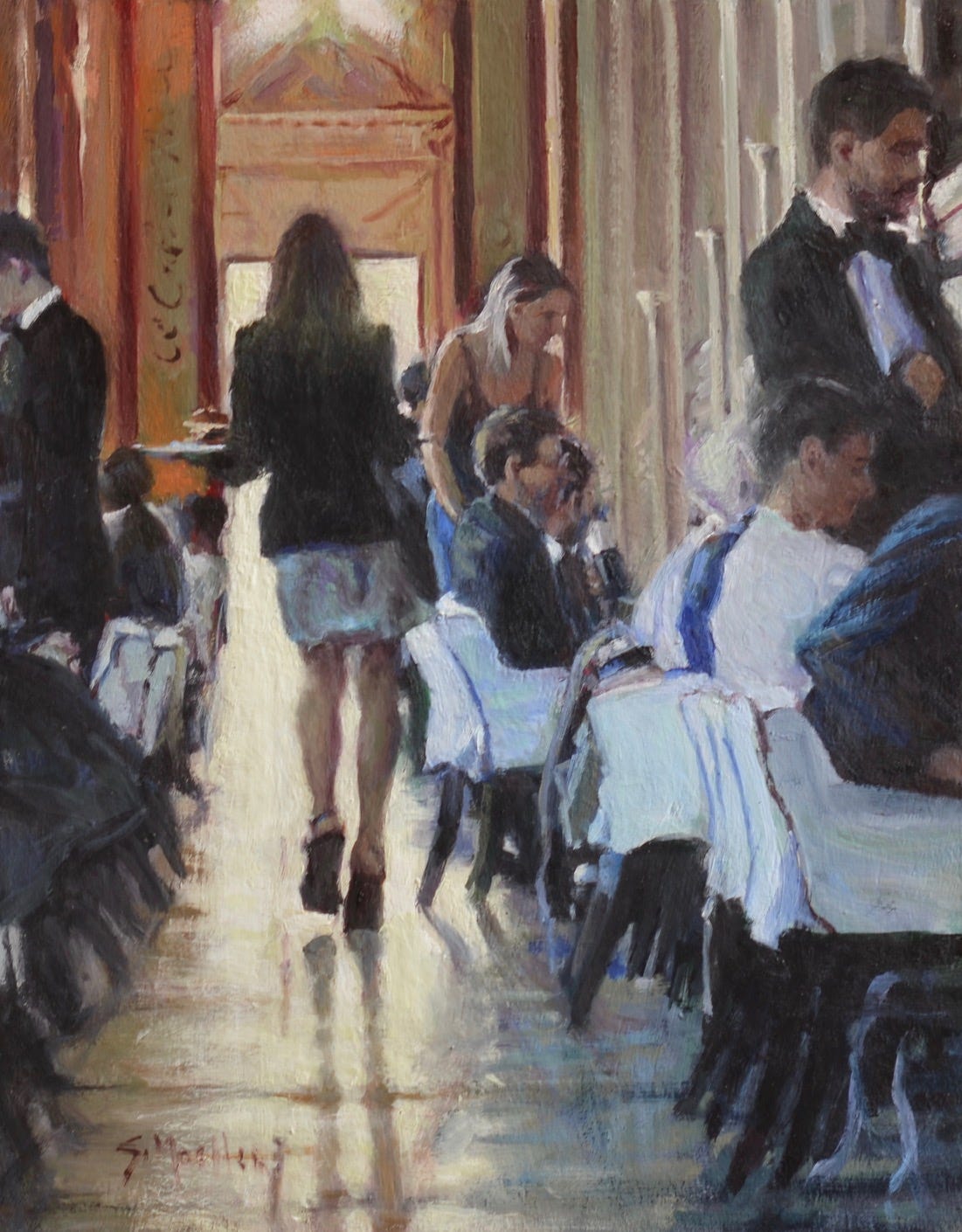 A painting of people in a room

Description automatically generated