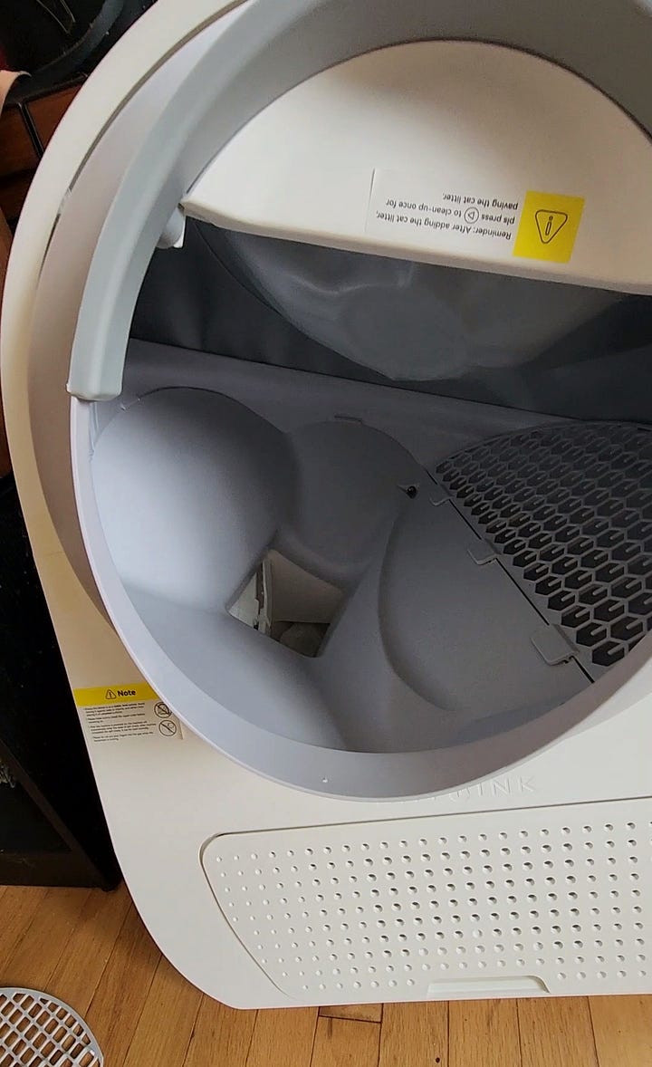 self cleaning litter box