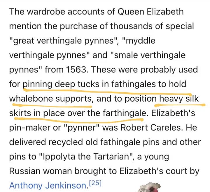 Women’s farthingale