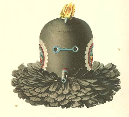 A black hat with feathers

AI-generated content may be incorrect.