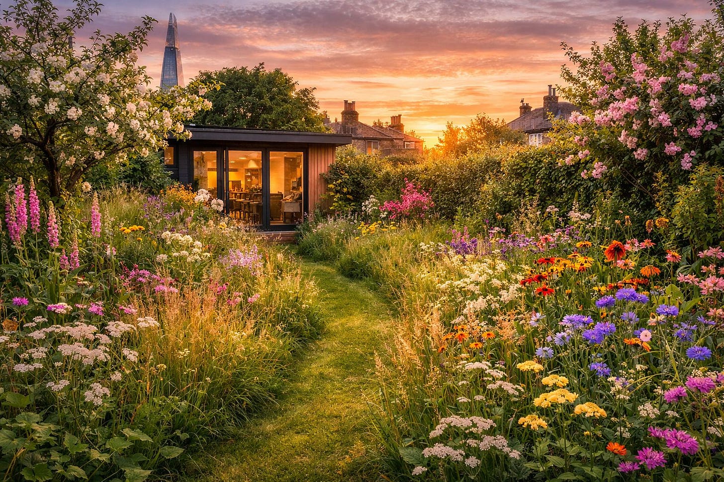 Small Garden Wildlife Haven in Borough, East London Small Garden Wildlife Haven in Borough, East London