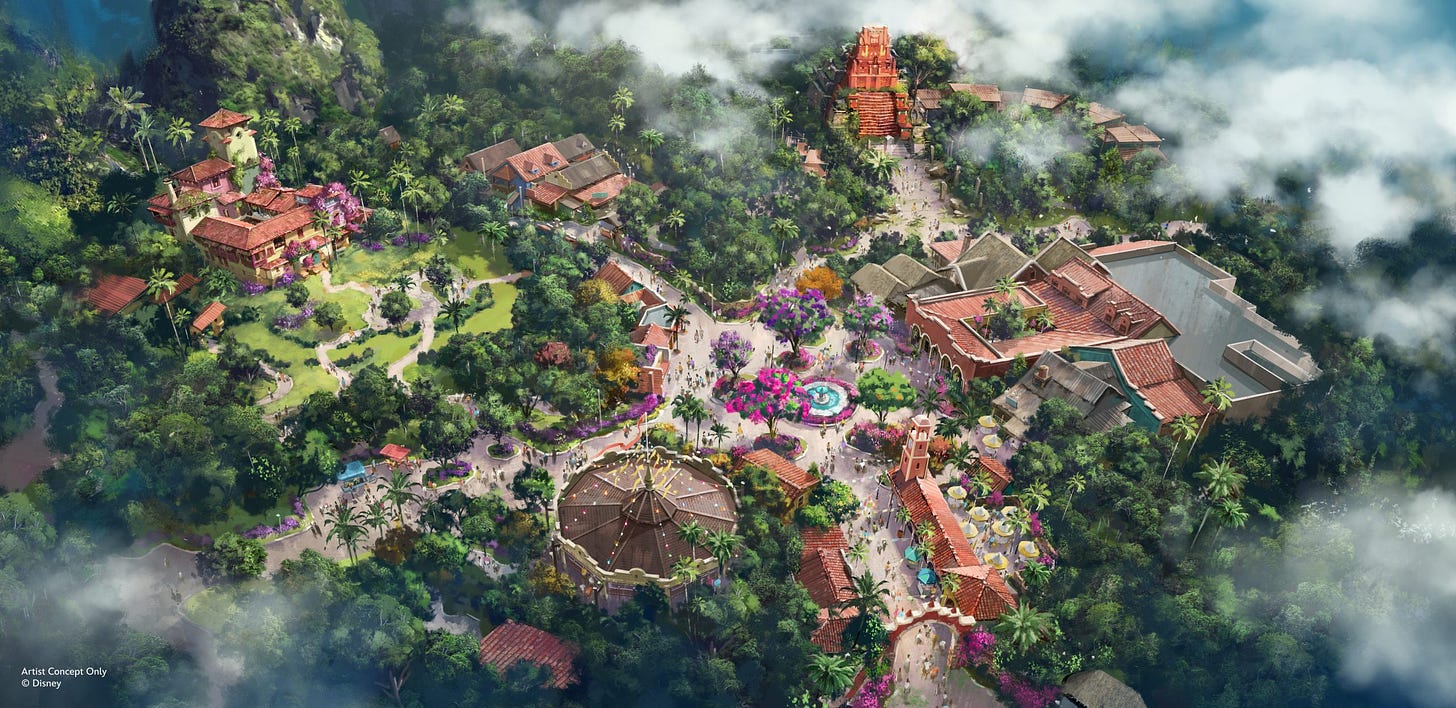 Tropical Americas at Animal Kingdom: Indiana Jones and Encanto