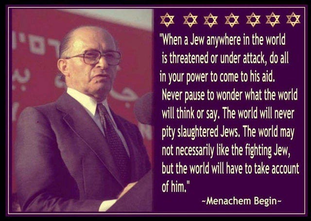 I love this quote from Menachem Begin 💙 : r/Israel