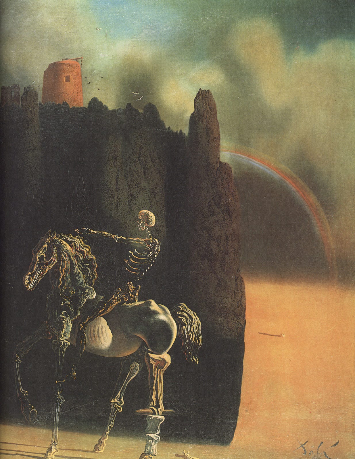 The Horseman of Death - Salvador Dali - 1935