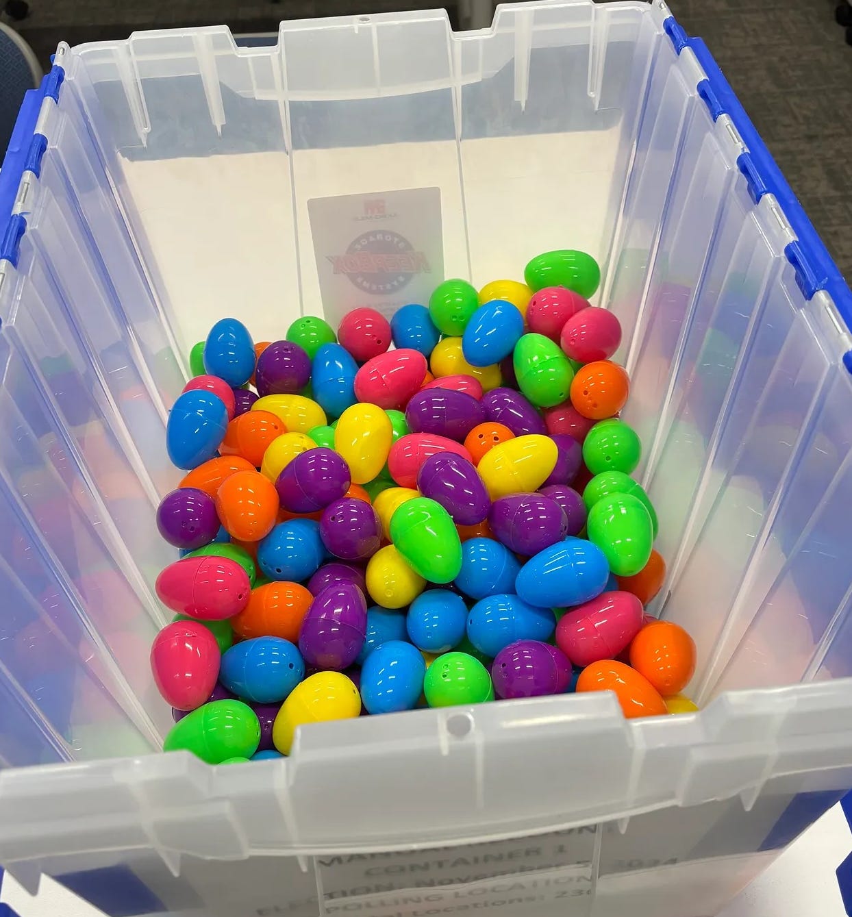Some of the "equipment" needed for an election audit.