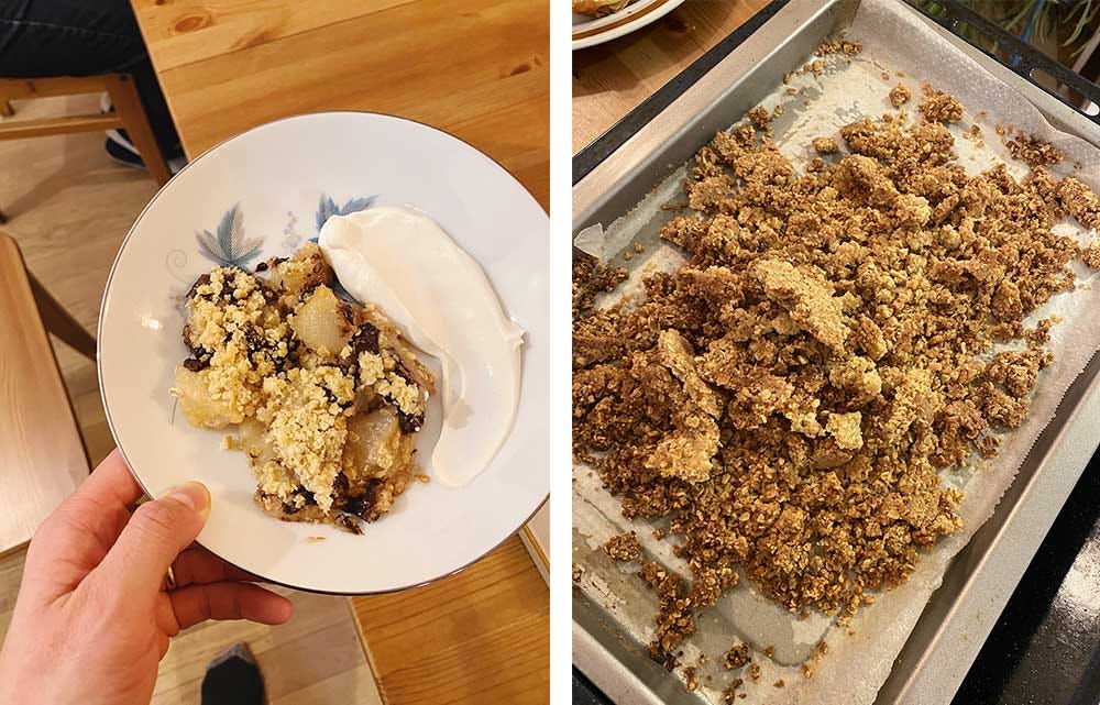 crumble Mon premier livre de Food Pairing de Linda Granebring crumble Mon premier livre de Food Pairing de Linda Granebring