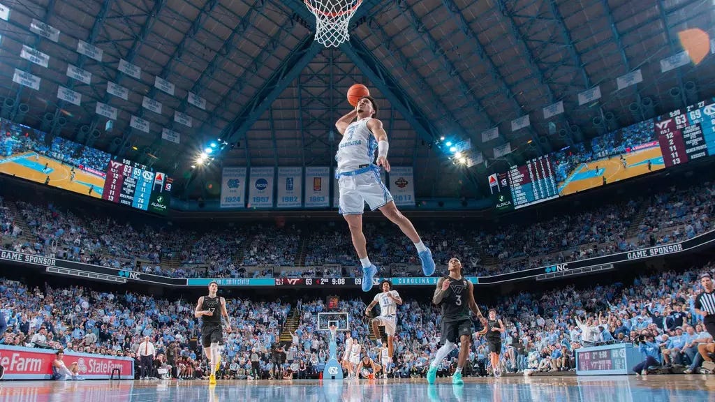 Newsletter: UNC Men's Basketball's Big Week, Women's Hoops Beats Duke, Diamond Heels Dominate