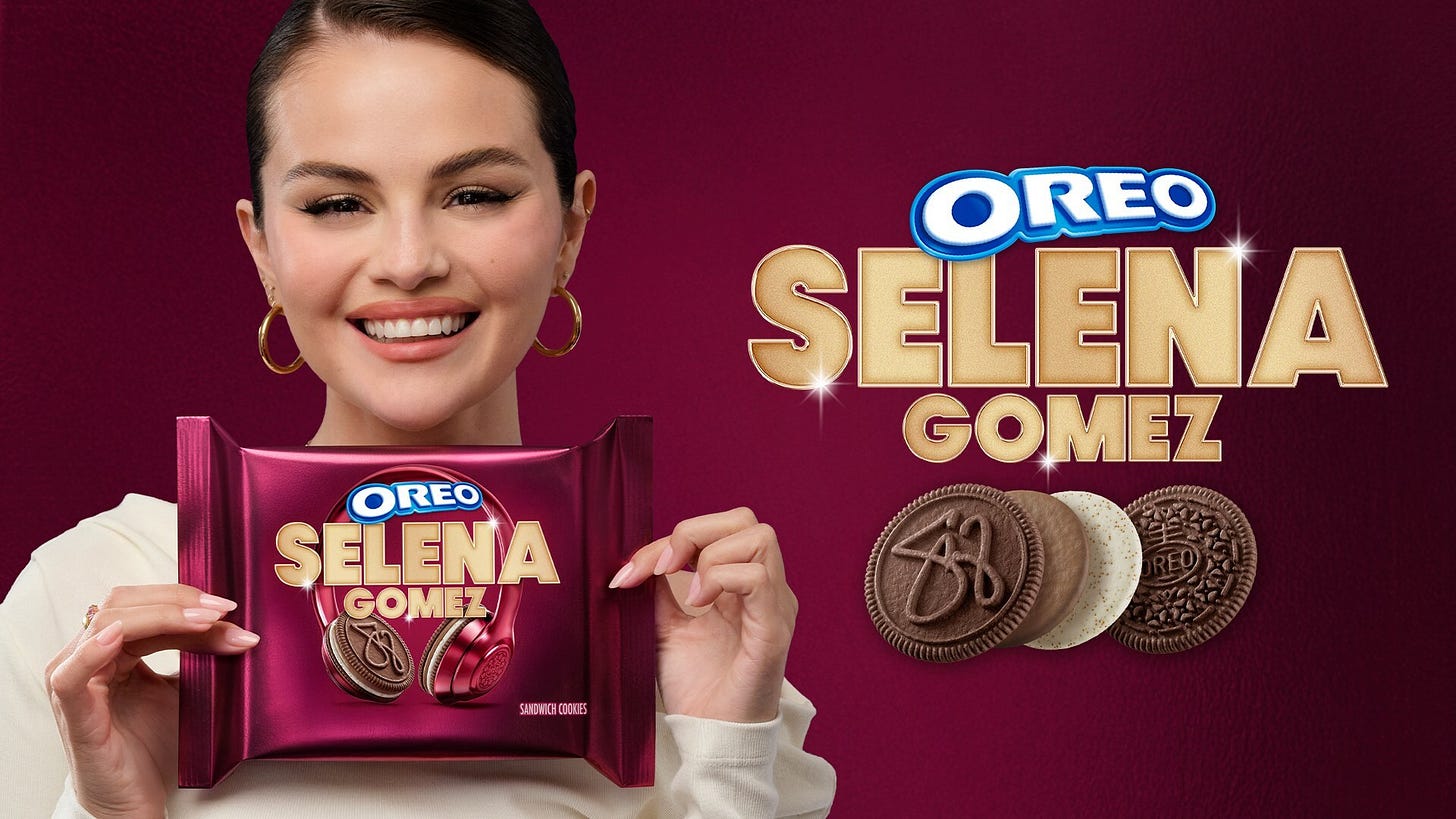 Oreo unveils limited-edition cookie collaboration with Selena Gomez | FoodBev Media Oreo unveils limited-edition cookie collaboration with Selena Gomez | FoodBev Media