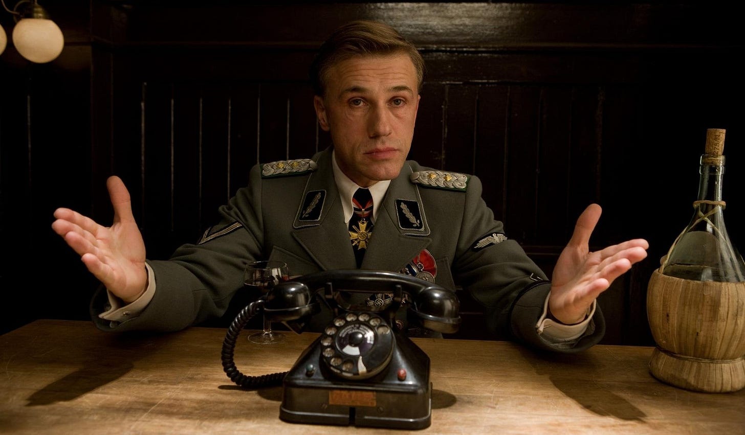 Tarantino Says Hans Landa From 'Inglourious Basterds' Was Most Fun Character He's Ever Written : r/Screenwriting Tarantino Says Hans Landa From 'Inglourious Basterds' Was Most Fun Character He's Ever Written : r/Screenwriting