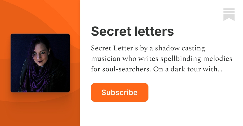 Secret letters | Substack