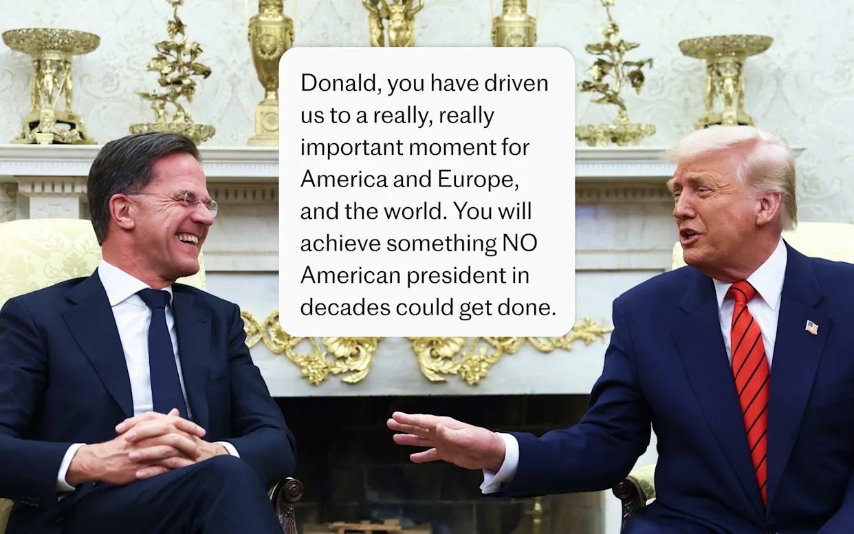 Nato chief praises 'extraordinary' Trump in fawning text message