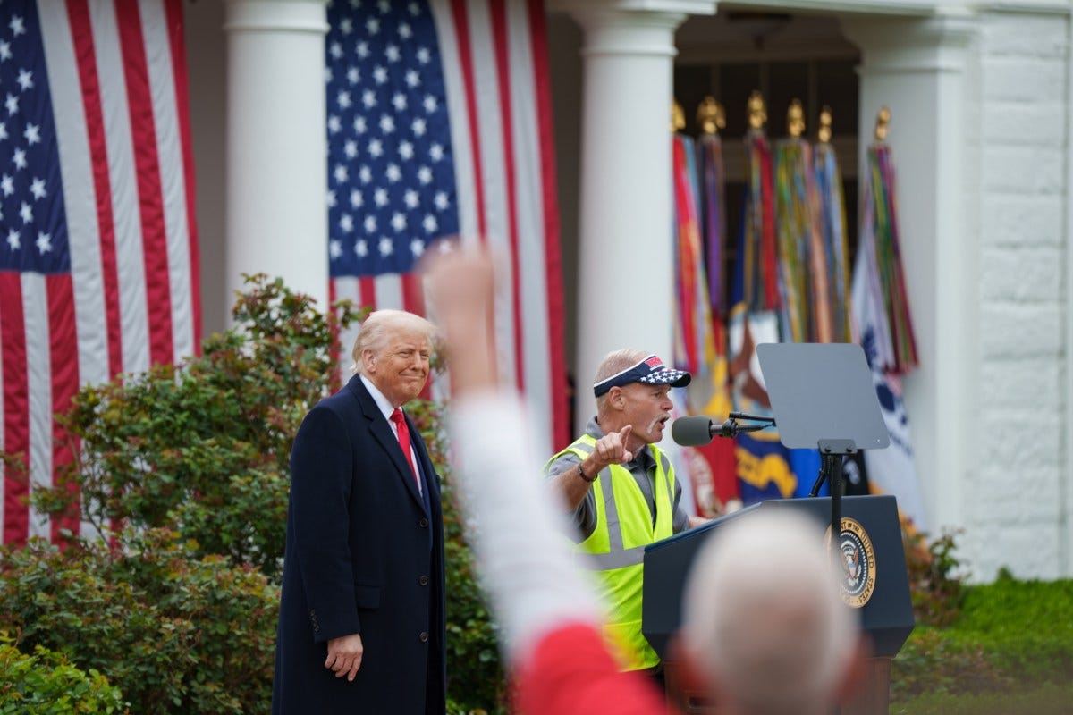 President Donald J. Trump delivers remarks on the Administration’s tariff plans at a “Make America Healthy Again” event, Wednesday, April 2, 2025, in the White House Rose Gardent. (Official White House Photo by Abe McNatt) President Donald J. Trump delivers remarks on the Administration’s tariff plans at a “Make America Healthy Again” event, Wednesday, April 2, 2025, in the White House Rose Gardent. (Official White House Photo by Abe McNatt)