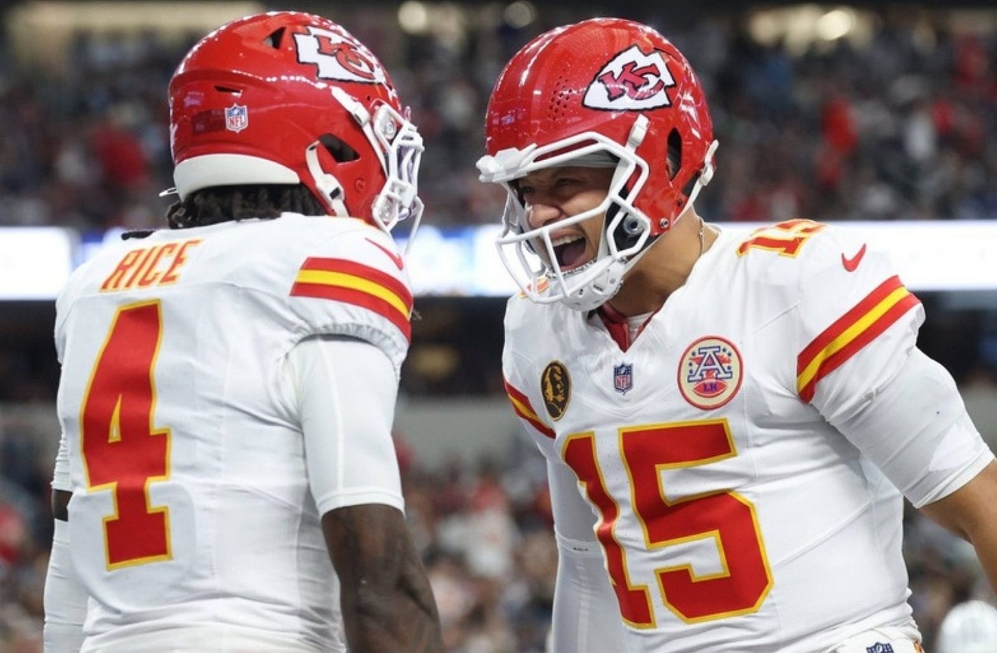 Patrick Mahomes und Rashee Rice Patrick Mahomes und Rashee Rice