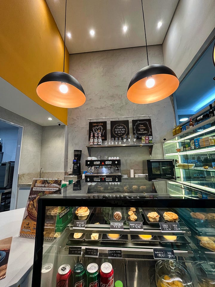 Coffee shop in Sao Paulo, Brazil