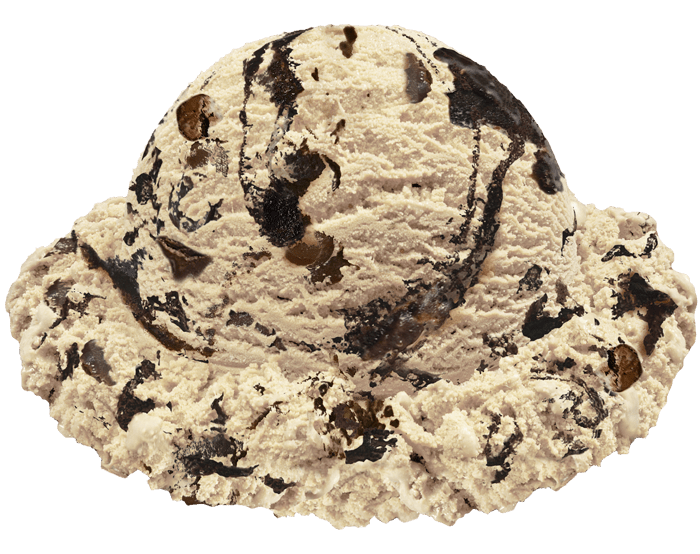 Scoop of Stewart's Peanut Butter Pie. It's made up of peanut butter flavored ice cream with a chocolate cookie crumb swirl and peanut butter cups. Scoop of Stewart's Peanut Butter Pie. It's made up of peanut butter flavored ice cream with a chocolate cookie crumb swirl and peanut butter cups.