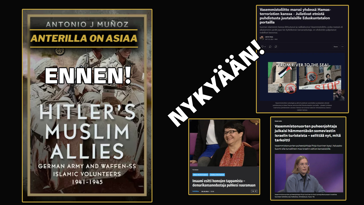 Tiesitkö, ettei natsi-Saksan valtiollisessa mediapropagandassa saanut puhua, kirjoittaa tai uutisoida lainkaan negatiivisesti tai faktoihin perustuen mistään, mikä liittyi muslimeihin, islamiin tai muslimimaihin?