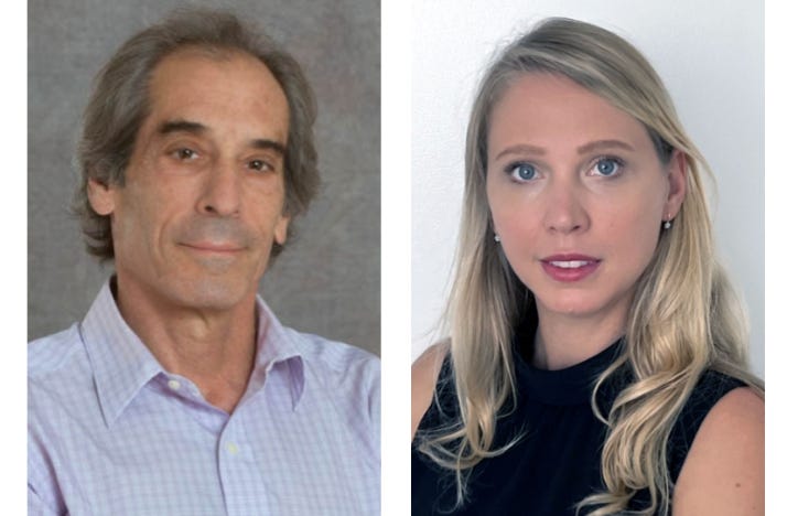 Richard Sloan (left) and Caroline Trumpff (right) Richard Sloan (left) and Caroline Trumpff (right)