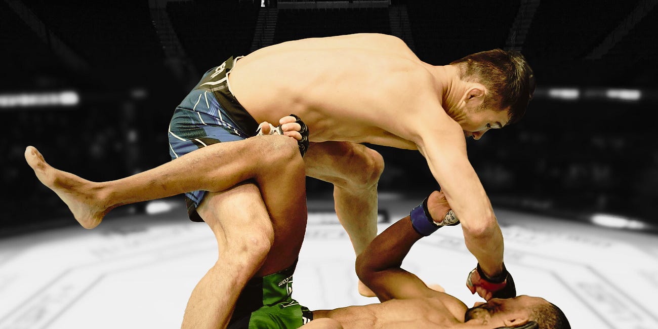 The Clinch Mauling & Ground Devastation of Shavkat Rakhmonov