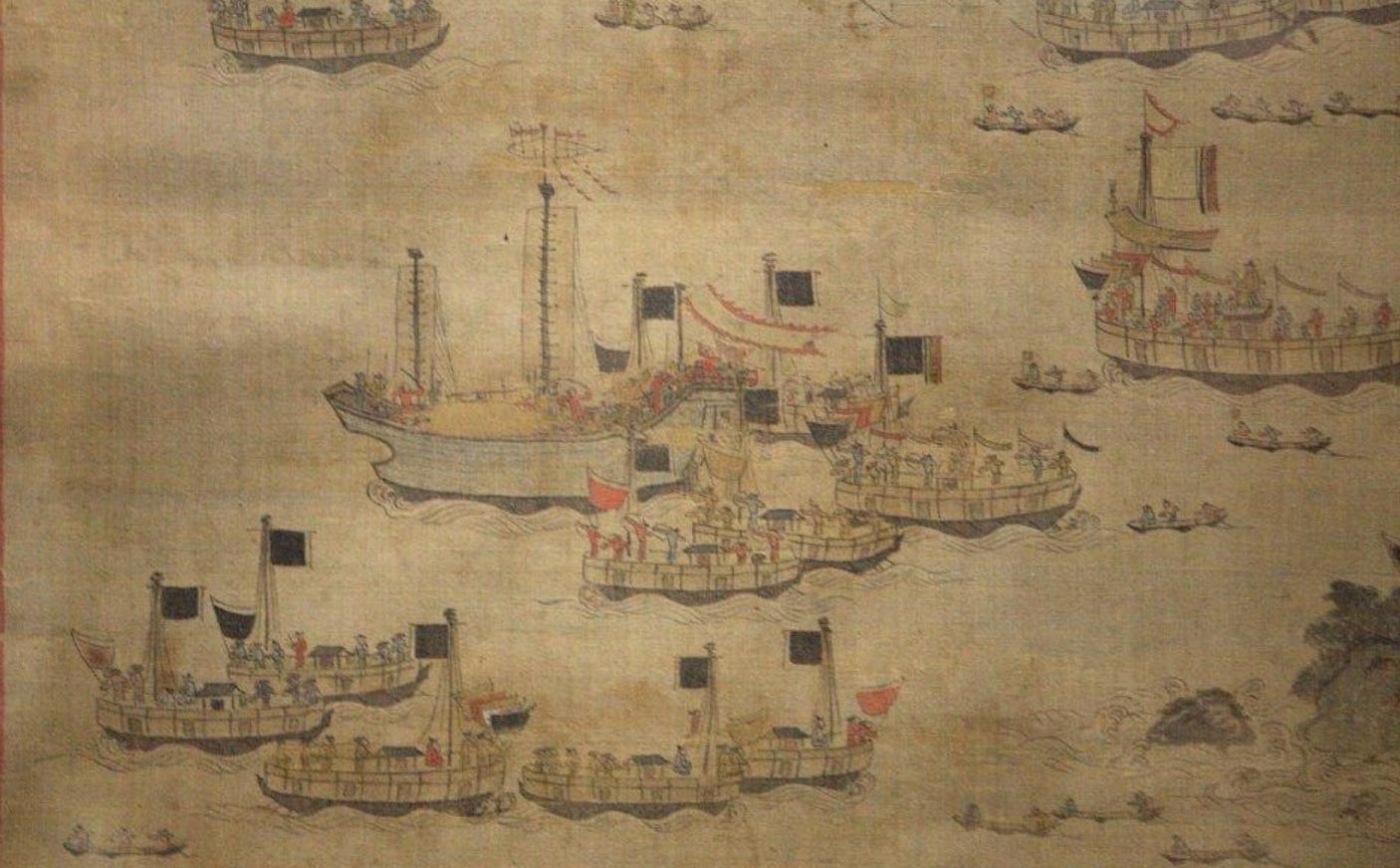 Chiến thuyền quân Minh. Ảnh: Google.