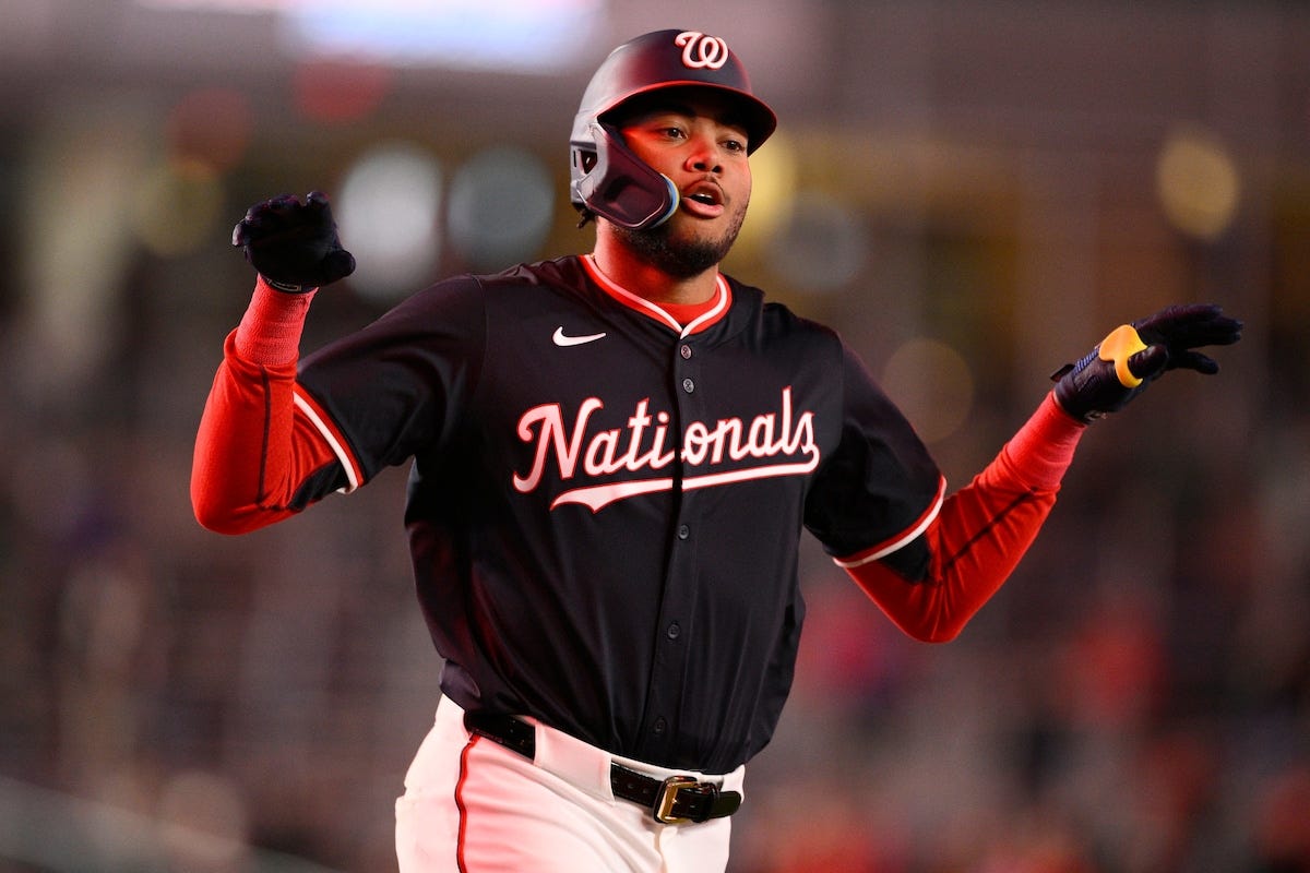 James Wood, Nationals surprise the Dodgers in series opener - The ...