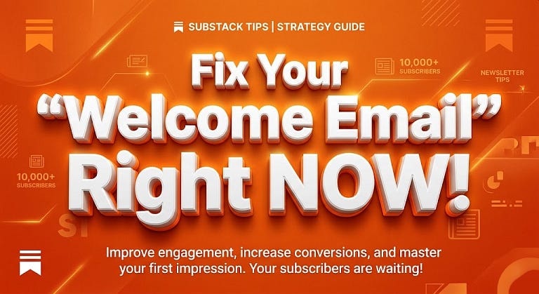Substack Welcome Email Fix Substack Welcome Email Fix