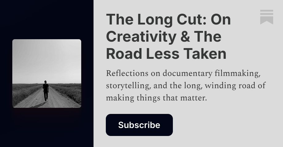 The Long Cut: On Creativity & The Road Less Taken | Nathaniel Hansen ...