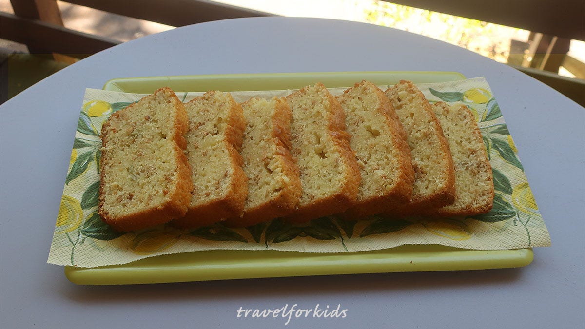 Lemon Yogurt Travel Cake