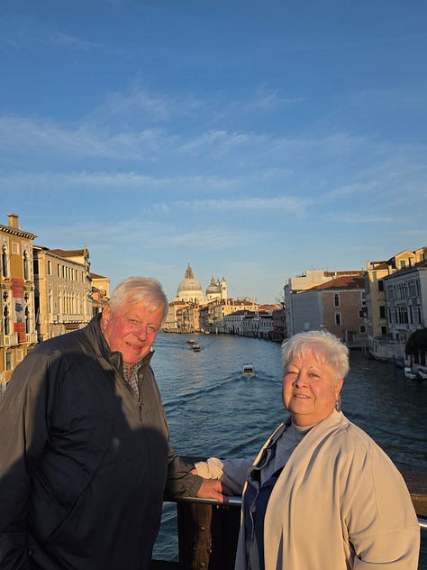 Three photos of the Venice sights