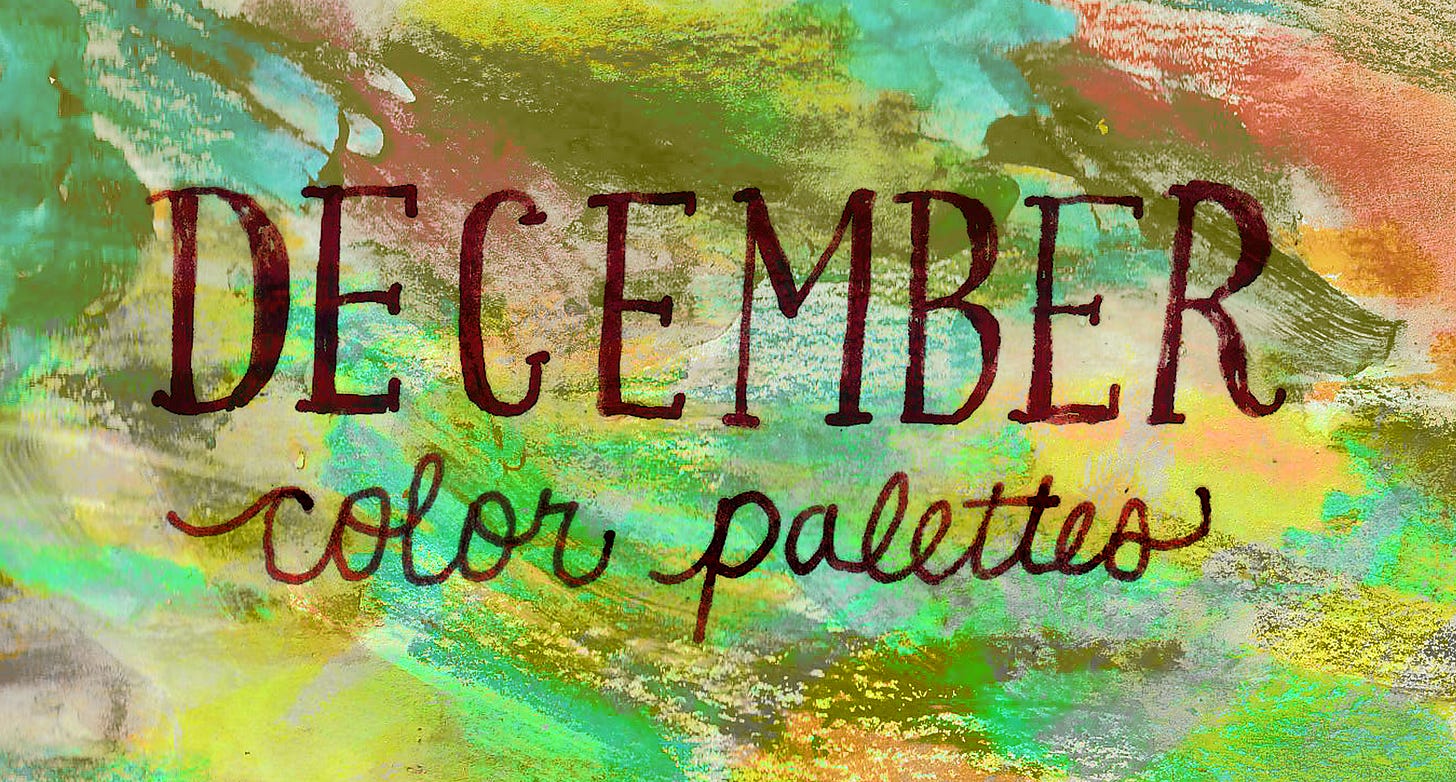 december color palettes
