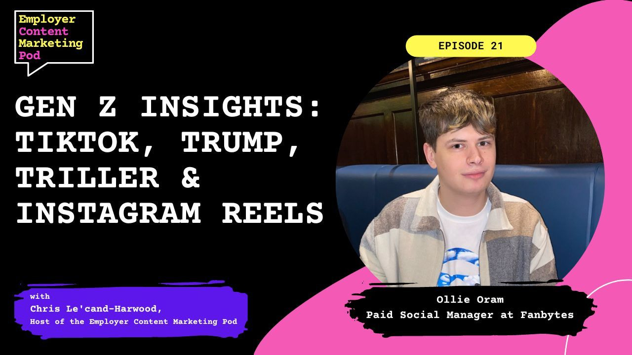 E21: Gen Z Insights TikTok, Trump, Triller & Instagram Reels with Fanbytes E21: Gen Z Insights TikTok, Trump, Triller & Instagram Reels with Fanbytes
