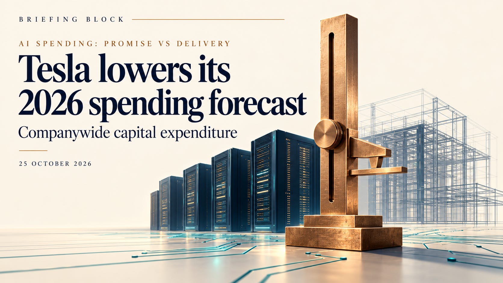 AI Spending: Promise vs Delivery — 25 October 2026: Tesla Lowers Its ...