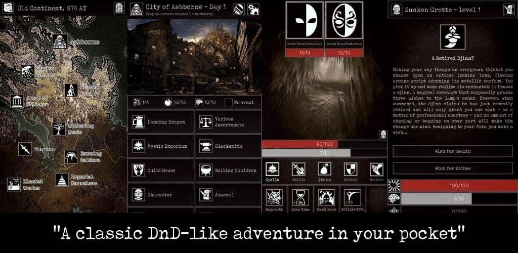 Grim Quest - Old School RPG - indie passion project that tries to bring  cRPG vibes to mobile : r/AndroidGaming