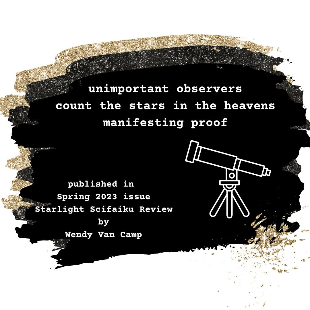 scifaiku poem by Wendy Van Camp