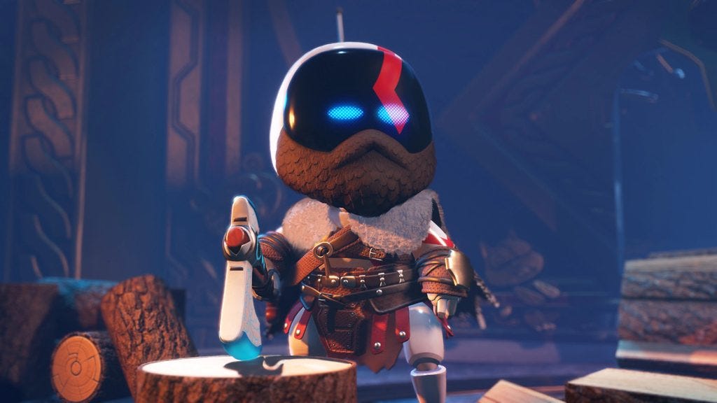 Game Diary] The 'God of War'-themed level in 'Astro Bot' is a joyful delight