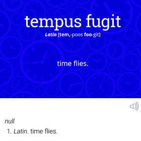 Tempus Fugit – Occupandi Temporis