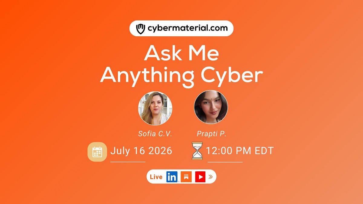 Ask Me Anything About Cybersecurity – CyberMaterial