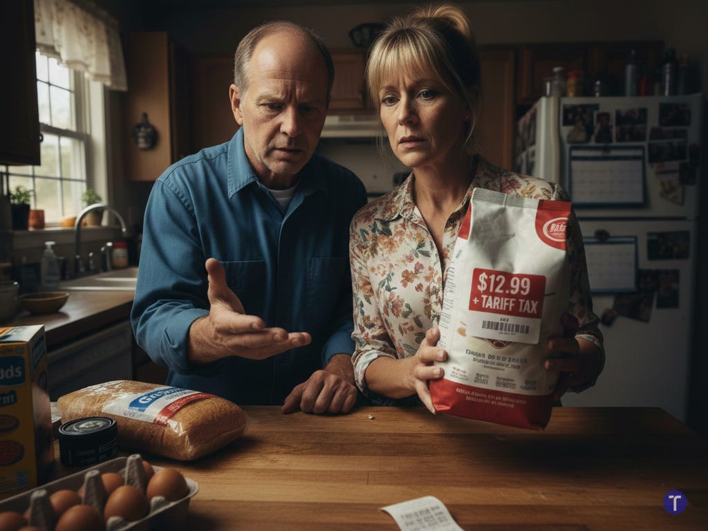 Tariffs are hitting US households Tariffs are hitting US households