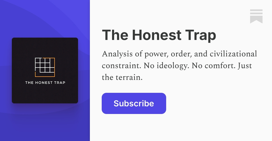 The Honest Trap | Substack