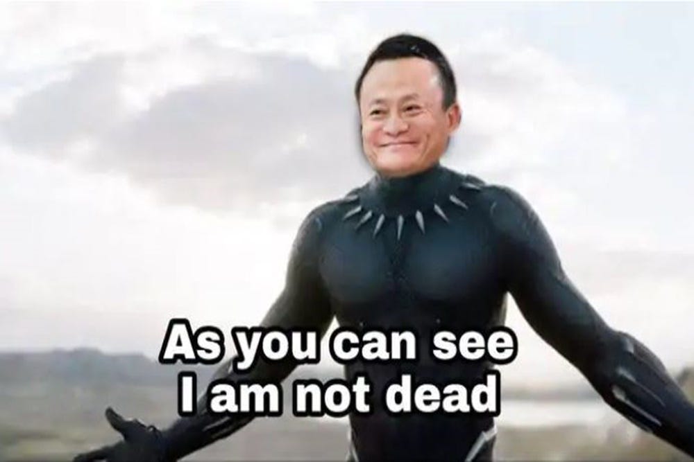 'Lost And Found': Memes Flood Twitter After Jack Ma Reappears In Public  After Months