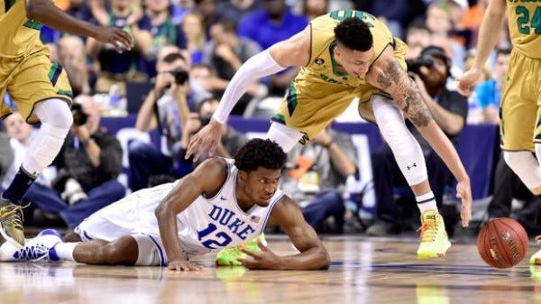 notre dame tear down duke blue devils ncaa 2015 notre dame tear down duke blue devils ncaa 2015