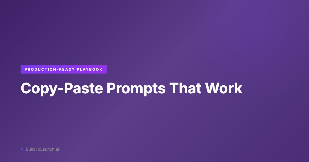 Templates: Copy-Paste Prompts That Work - by Jenny Ouyang