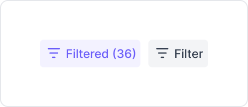 The difference between an active (left) and an inactive filter (right). Image created by the author. The difference between an active (left) and an inactive filter (right). Image created by the author.
