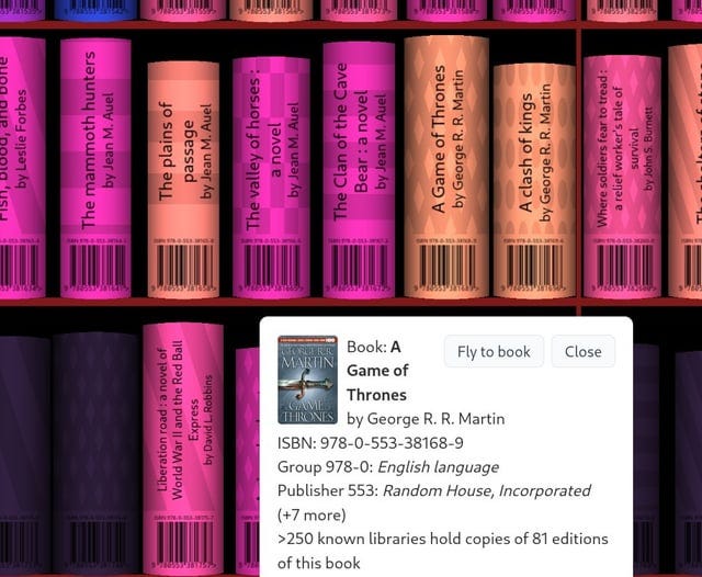 Visualizing all books of the world in ISBN-Space Visualizing all books of the world in ISBN-Space