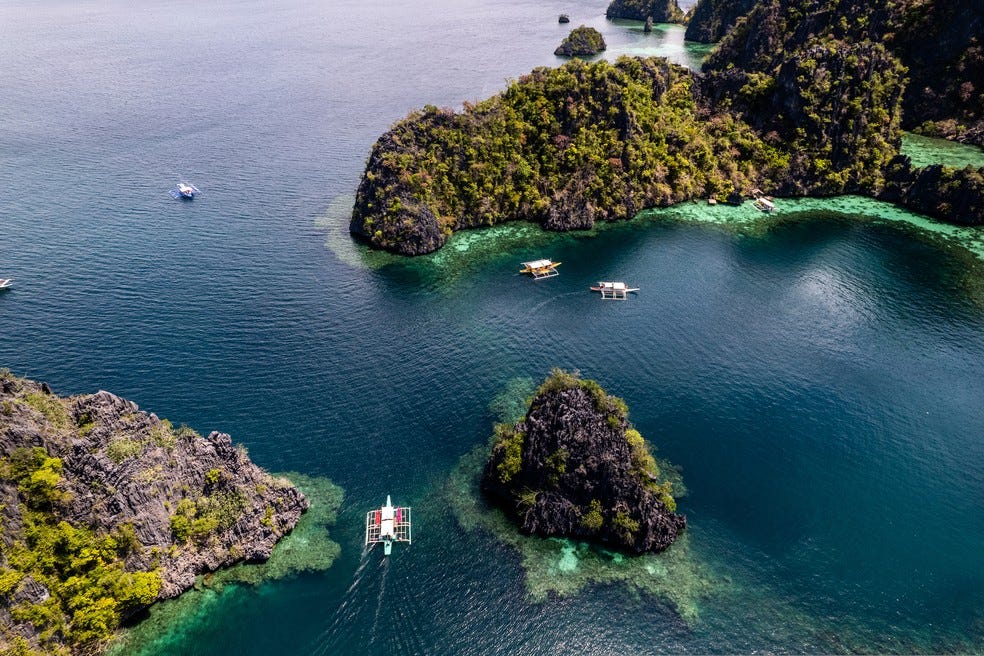 Island hopping nas Filipinas — Foto: Getty Images