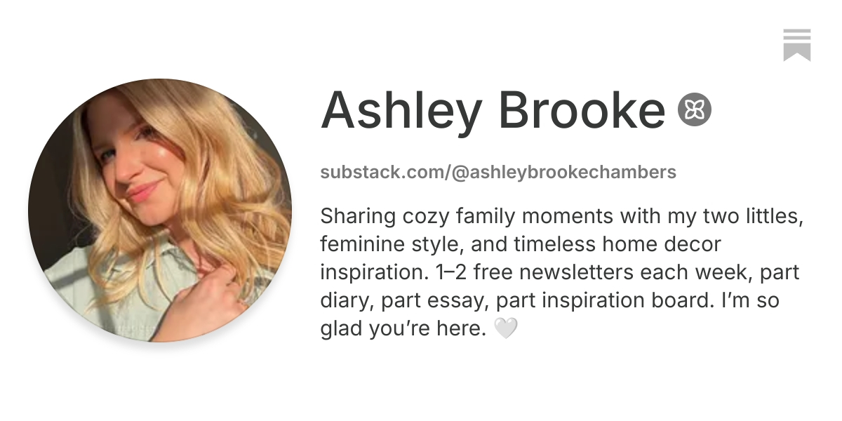 Ashley Brooke | Substack